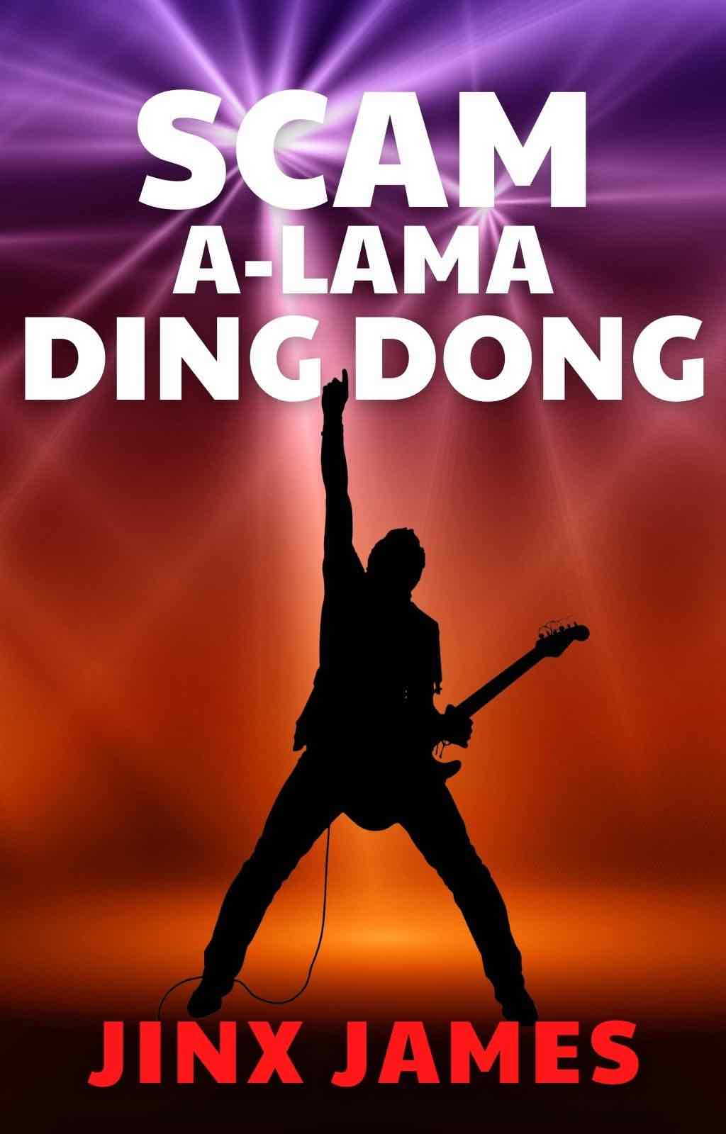 SCAM A-LAMA DING DONG BOOK COVER JINX JAMES